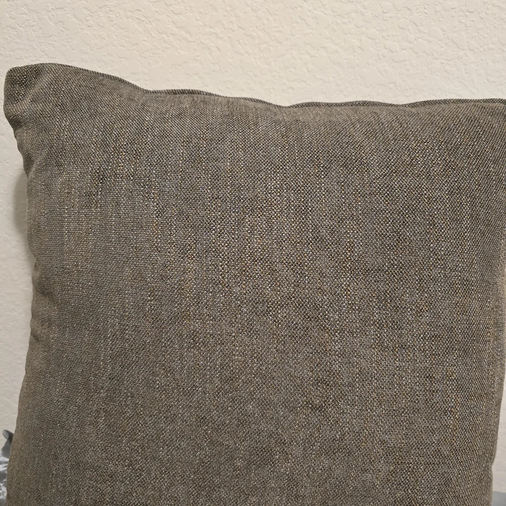 Free Shipping. 20in; Cozy Brown Accent Pillow